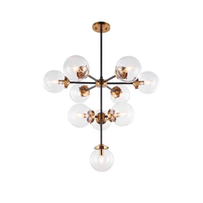Ten Light Chandelier by Matteo Lighting