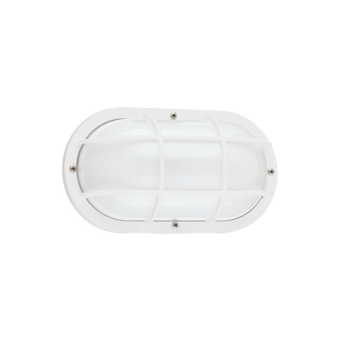 Sea Gull Bayside 5 Inch Outdoor Wall Light in White