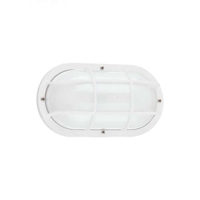 Sea Gull Bayside 5 Inch Outdoor Wall Light in White