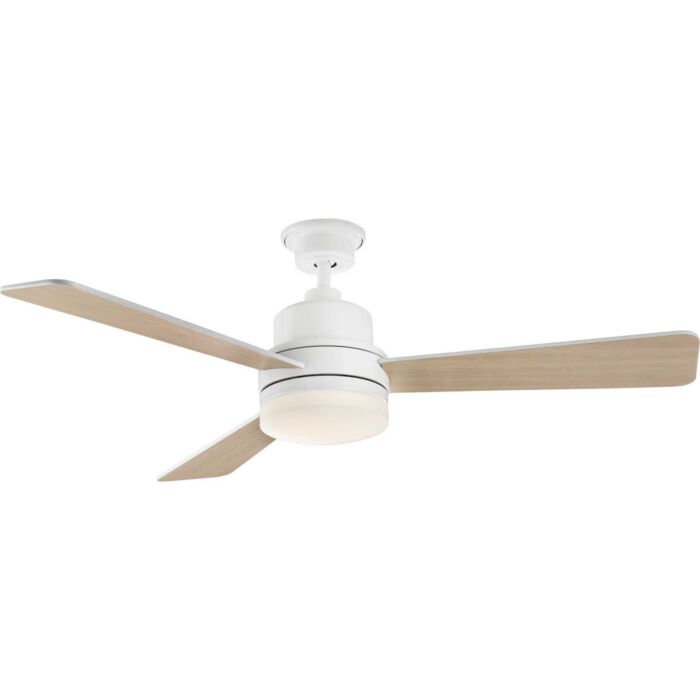 Trevina 1-Light 52" Hanging Ceiling Fan in White
