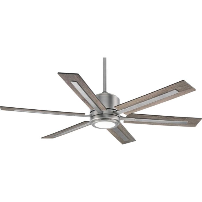 Glandon 1-Light 60" Hanging Ceiling Fan in Antique Nickel
