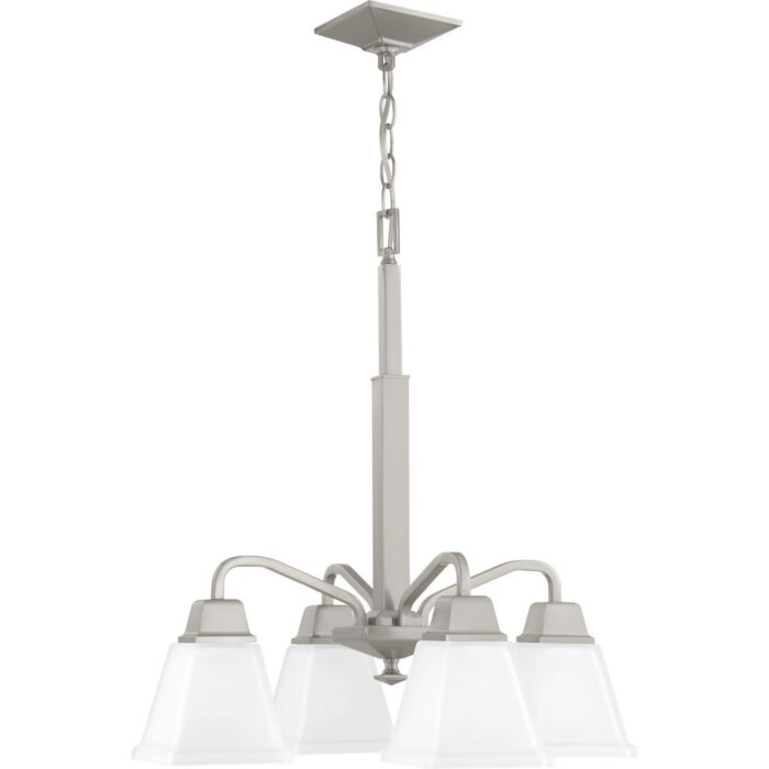 Clifton Heights 4-Light Chandelier in Brushed Nickel