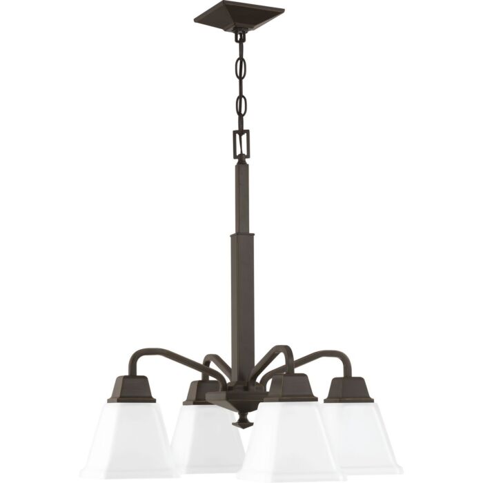 Clifton Heights 4-Light Chandelier in Antique Bronze