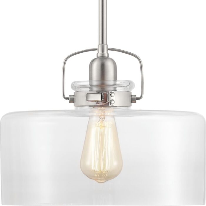 Calhoun 1-Light Pendant in Brushed Nickel