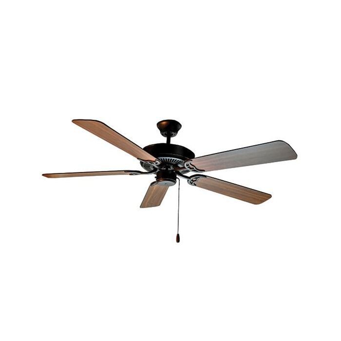 Maxim Lighting Basic Max Indoor Ceiling Fan in Oil Rubbed Bronze / Walnut / Pecan