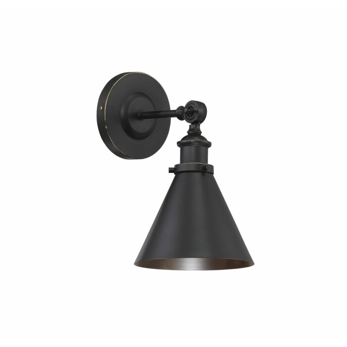 Savoy House Glenn 1 Light Adjustable Wall Sconce in Classic Bronze