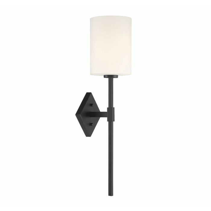 Savoy House Destin 1 Light Wall Sconce in Matte Black