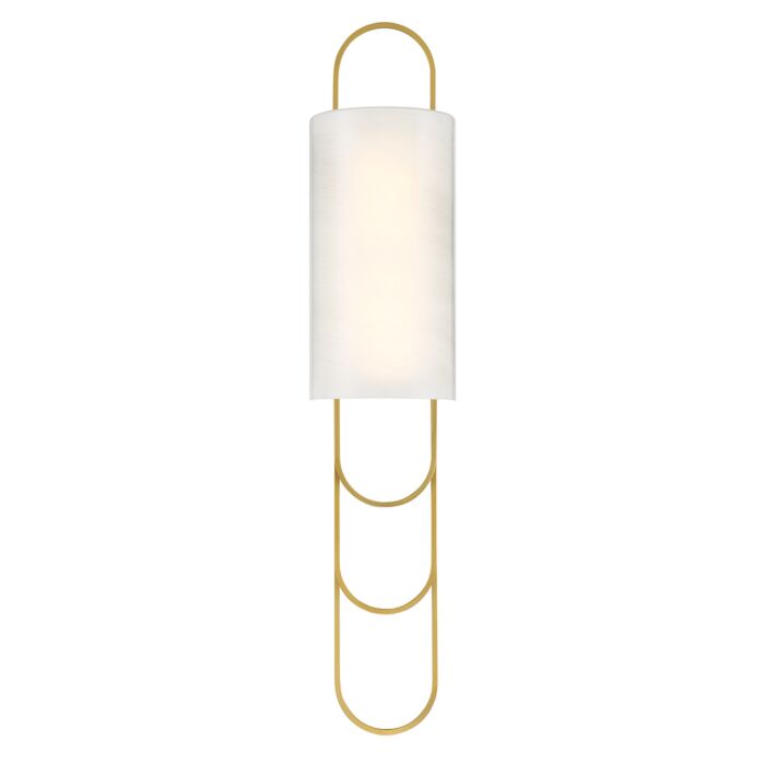 Tartine 1-Light LED Wall Sconce in Warm Brass