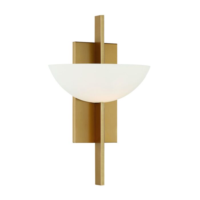 Savoy House Fallon 1 Light Wall Sconce in Warm Brass