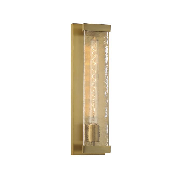 Savoy House Alberta 1 Light Wall Sconce in Warm Brass