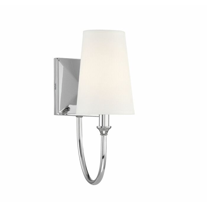 Savoy House Cameron 1 Light Wall Sconce in Polished Nickel