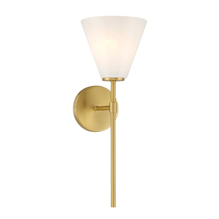 Blair 1-Light Wall Sconce in Warm Brass