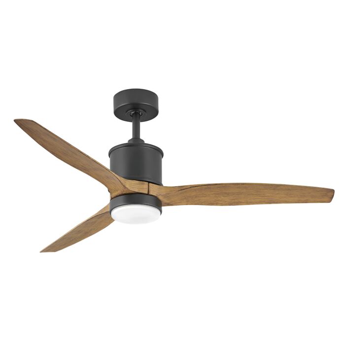 Hinkley Hover LED 52 Inch Indoor/Outdoor Ceiling Fan in Matte Black
