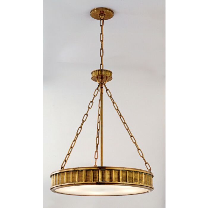 Hudson Valley Middlebury 5 Light 25 Inch Pendant Light in Aged Brass