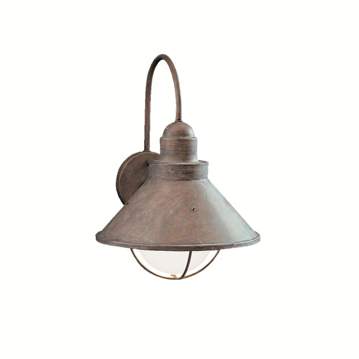 Kichler Seaside 14.25 Inch Outdoor Wall Sconce in Olde Brick