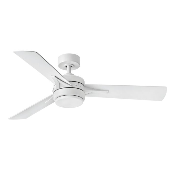 Hinkley Ventus LED 52 Inch Indoor Ceiling Fan in Matte White