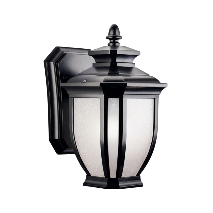 Kichler Salisbury 1 Light 10.25 Inch Small Outdoor Wall in Black Finish