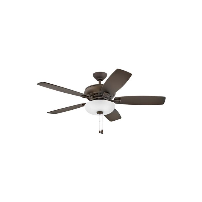Hinkley Highland Illuminated 3 Light 52 Inch Indoor Ceiling Fan in Metallic Matte Bronze