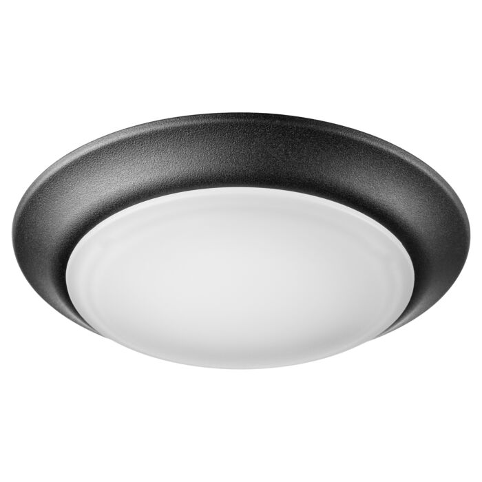 Quorum Traditional 1 Light 8 Inch Ceiling Light in Noir