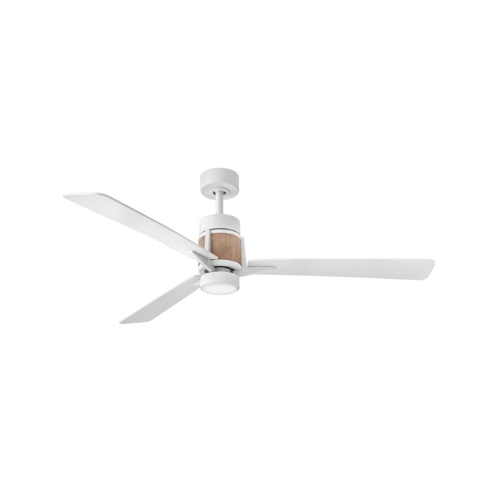 Hinkley Atticus 56" LED Smart Fan in Matte White