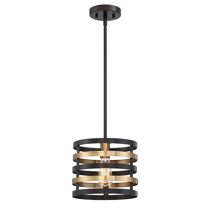 Mya 1-Light Mini Pendant in Antique Bronze