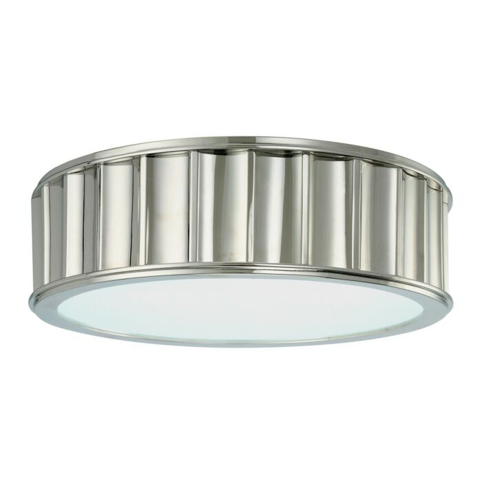Hudson Valley Middlebury 2 Light Ceiling Light in Polished Nickel