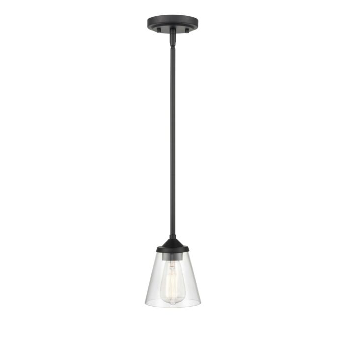 Millennium Josleen Mini Pendant in Matte Black