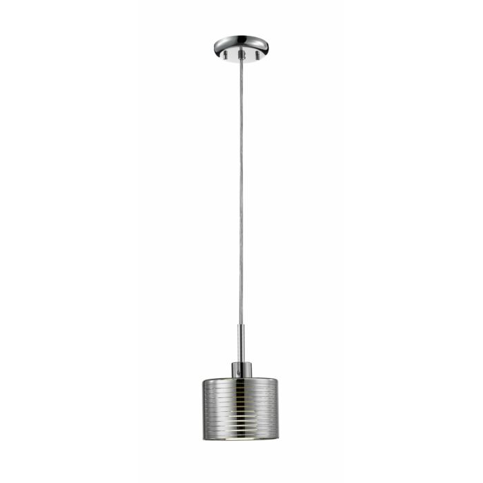 Z Lite Sempter 1 Light Pendant Light In Chrome