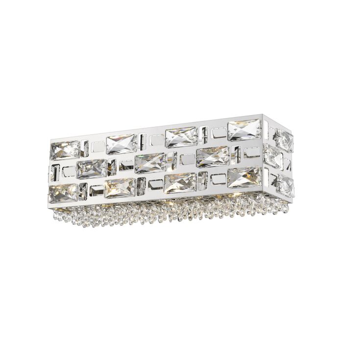 Z Lite Aludra 3 Light Bathroom Vanity Light In Chrome