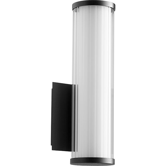 Quorum Transitional 13 Inch Wall Sconce in Noir