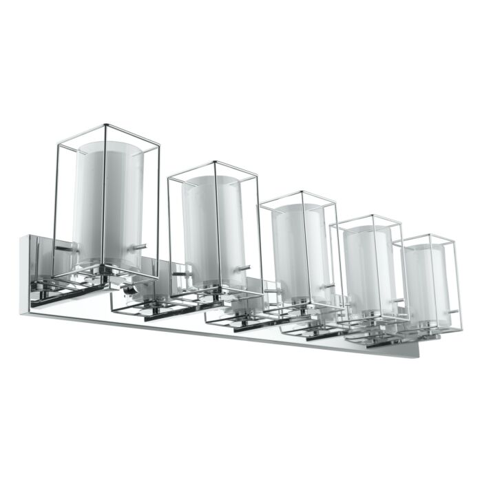 Iride 5-Light Wall Mount in Chrome