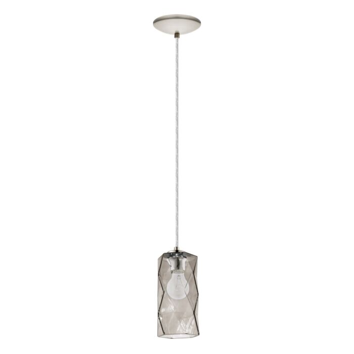 Estevau 1-Light Mini Pendant in Satin Nickel