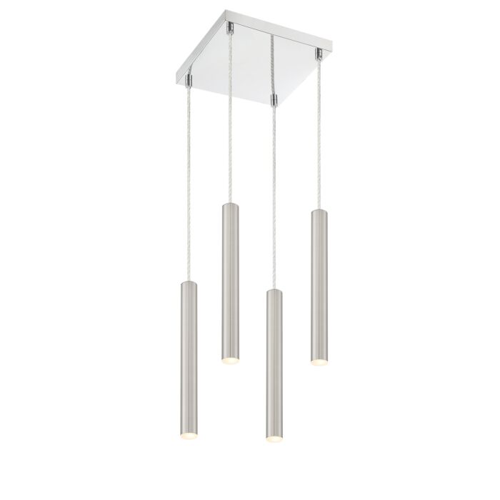 Z Lite Forest 4 Light Chandelier In Chrome