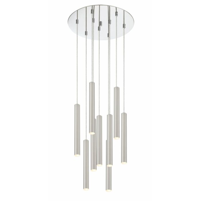 Z Lite Forest 9 Light Chandelier In Chrome