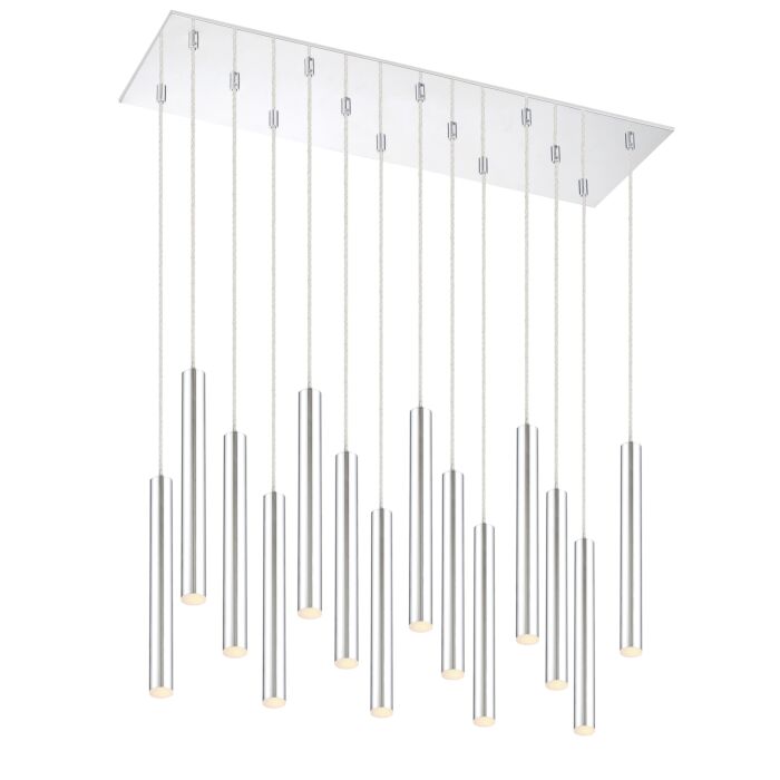 Z Lite Forest 14 Light Chandelier In Chrome