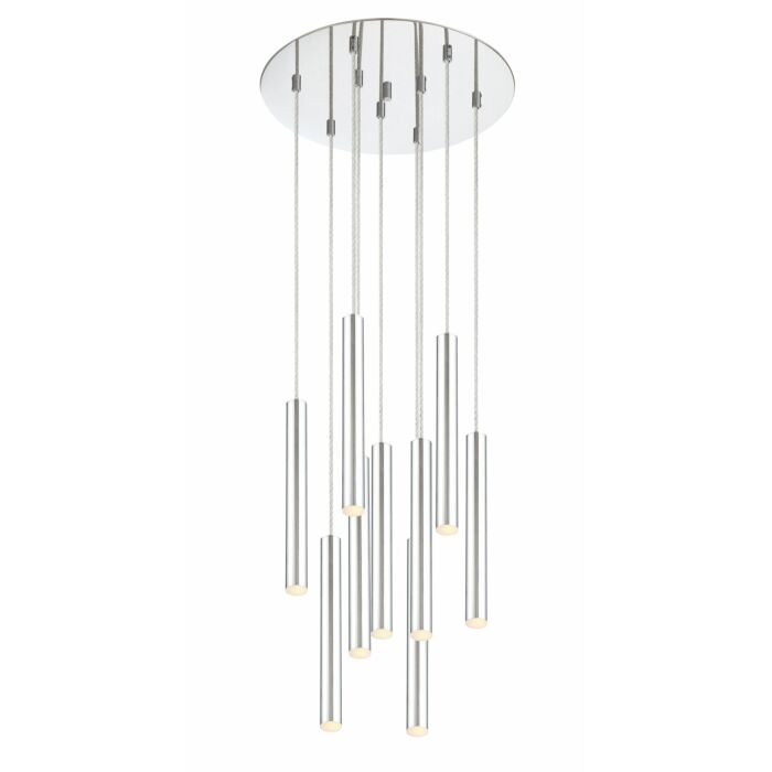 Z Lite Forest 9 Light Chandelier In Chrome
