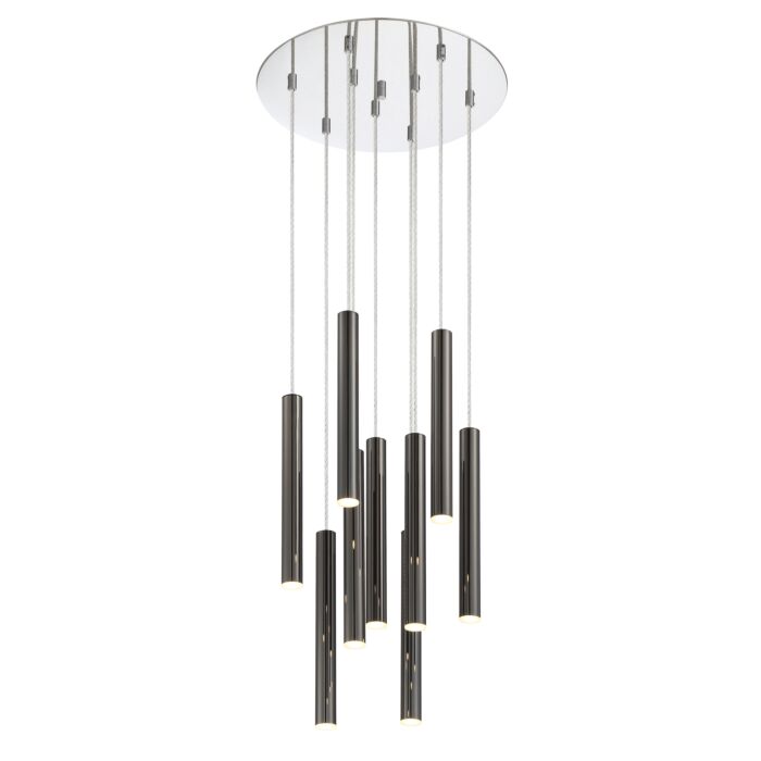 Z Lite Forest 9 Light Chandelier In Chrome