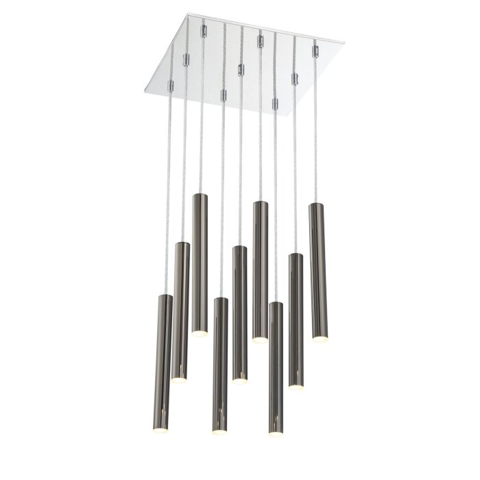 Z Lite Forest 9 Light Chandelier In Chrome