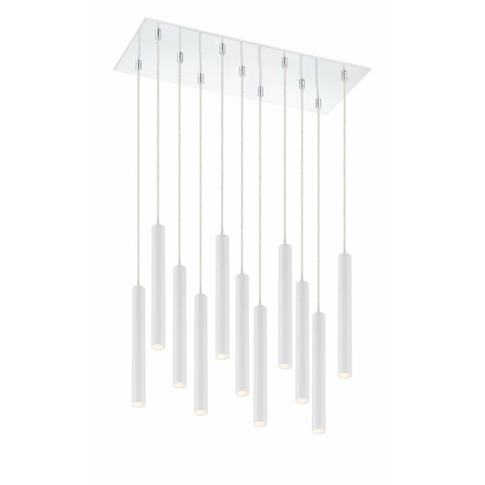 Z Lite Forest 11 Light Chandelier In Chrome