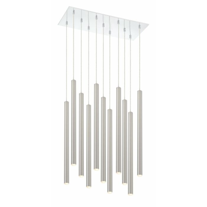 Z Lite Forest 11 Light Chandelier In Chrome