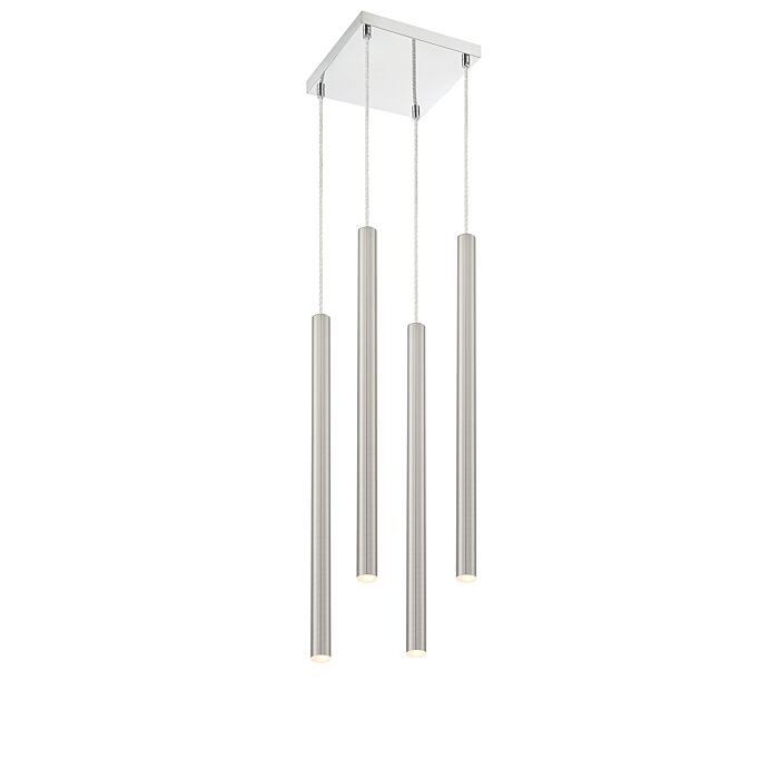 Z Lite Forest 4 Light Chandelier In Chrome
