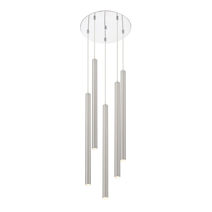 Z Lite Forest 5 Light Chandelier In Chrome