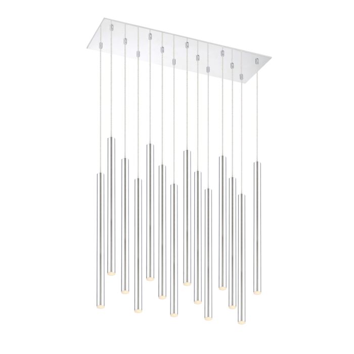 Z Lite Forest 14 Light Chandelier In Chrome