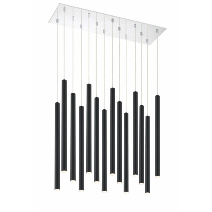 Z Lite Forest 14 Light Chandelier In Chrome