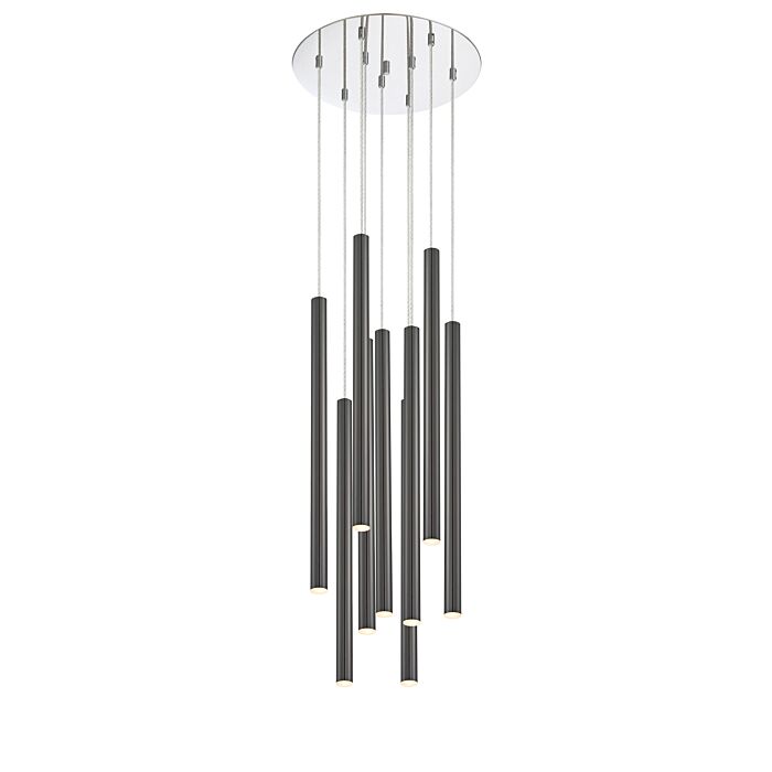 Z Lite Forest 9 Light Chandelier In Chrome