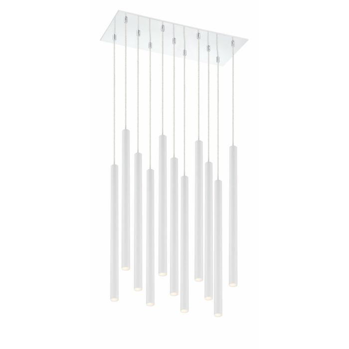 Z Lite Forest 11 Light Chandelier In Chrome