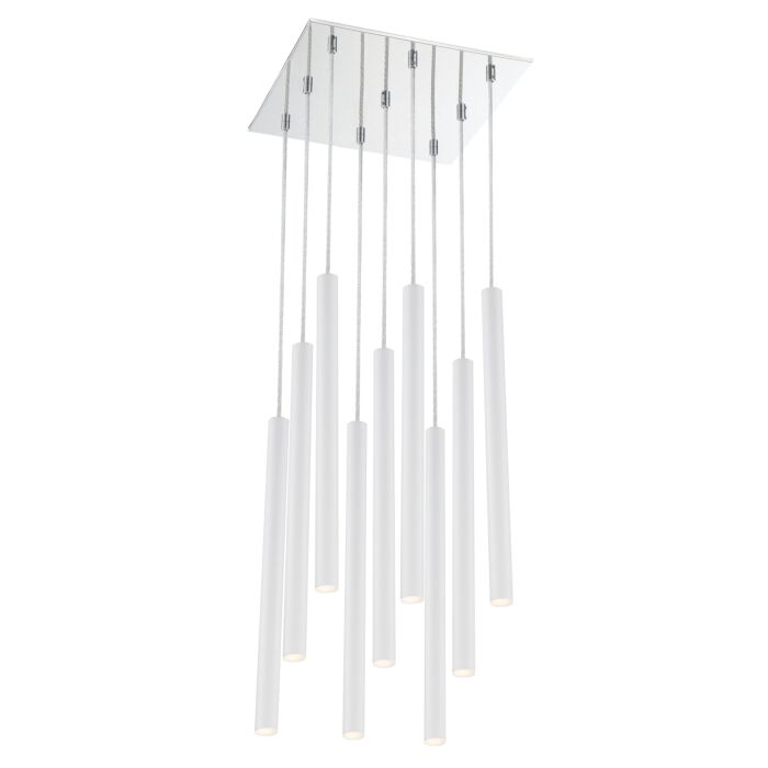 Z Lite Forest 9 Light Chandelier In Chrome