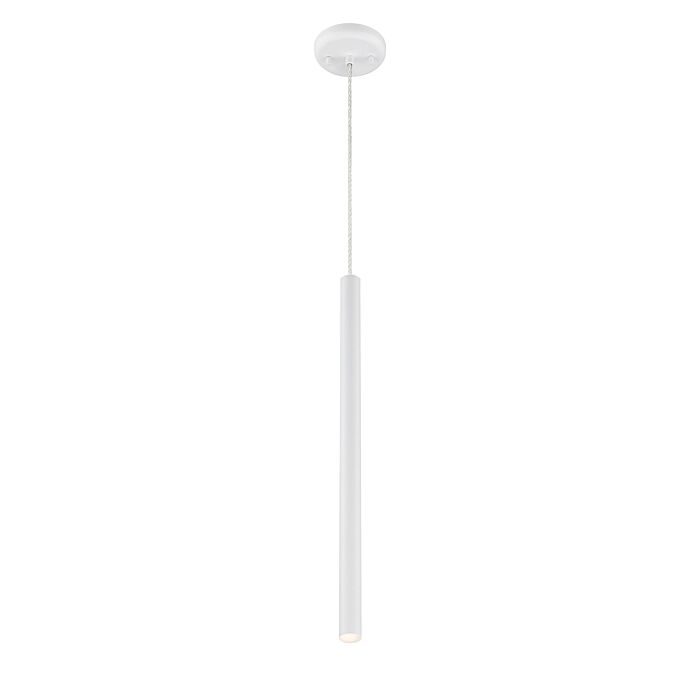 Z Lite Forest 1 Light Mini Pendant Light In Matte White