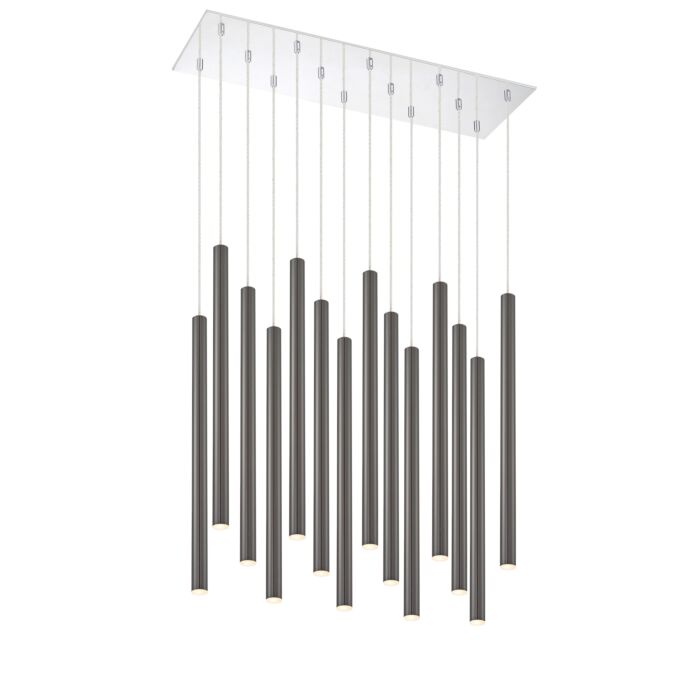 Z Lite Forest 14 Light Chandelier In Chrome