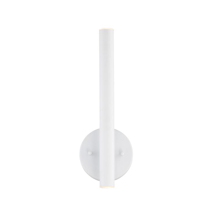 Z Lite Forest 2 Light Wall Sconce In Matte White